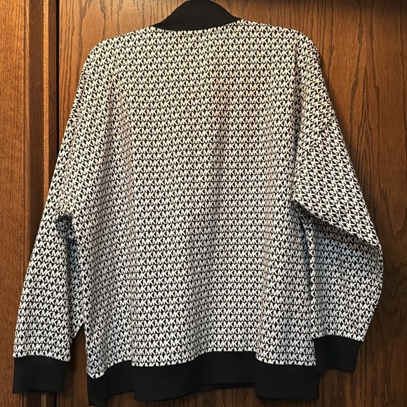 NWOT Michael Kors 3/4 Zip Top - 2x - Picture 8 of 9